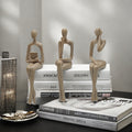 Nordwood Set of 3 Thinker Statues