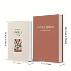 Nordwood 2 Pcs Decorative Books